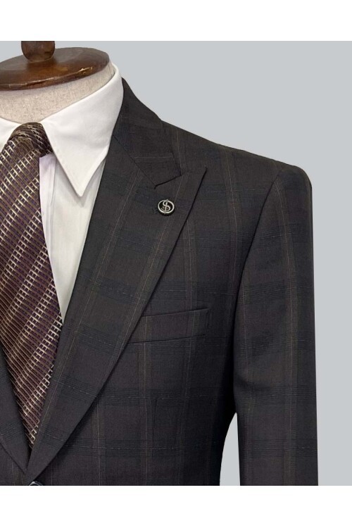 SUIT SARTORIA YÜN KAHVERENGİ TAKIM ELBİSE 2375