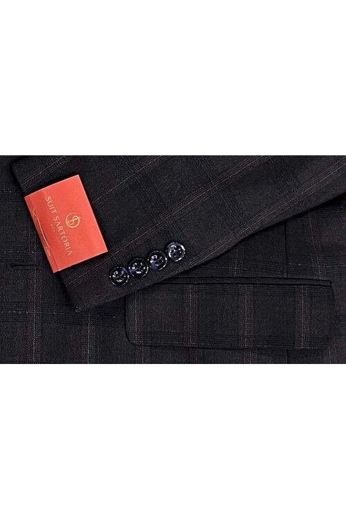 SUIT SARTORIA YÜN KAHVERENGİ TAKIM ELBİSE 2375