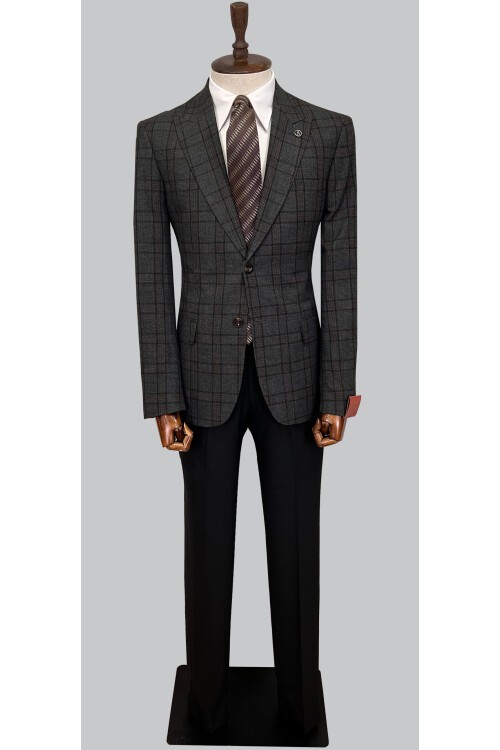 SUIT SARTORIA YÜN KAHVERENGİ TAKIM ELBİSE 2375