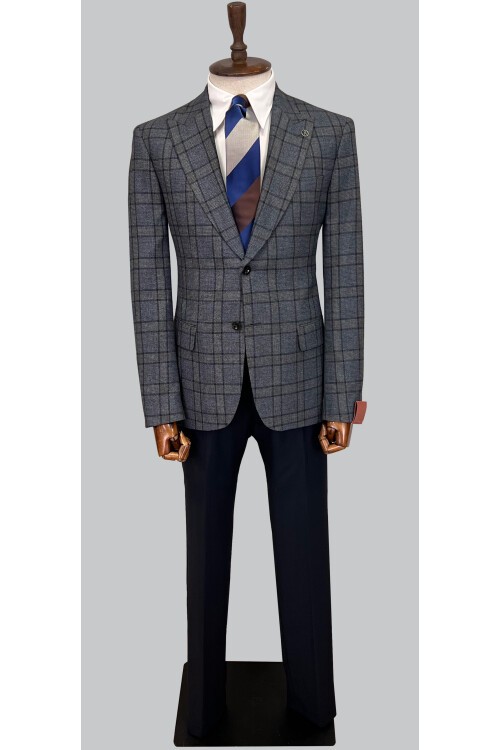 SUIT SARTORIA YÜN MAVİ TAKIM ELBİSE 2375