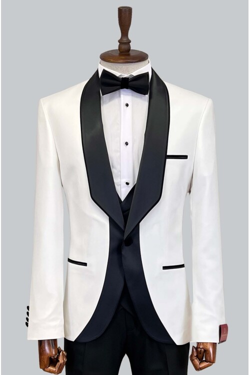 SUIT SARTORIA BEYAZ DAMATLIK 5420