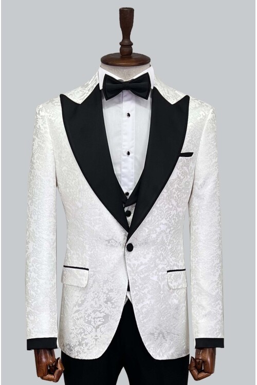 SUIT SARTORIA BEYAZ DAMATLIK 5497