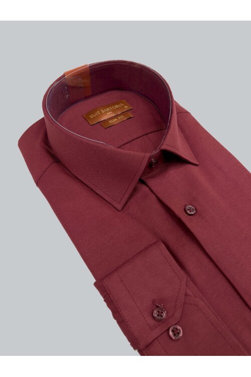 SUIT SARTORIA BORDO GÖMLEK 6052