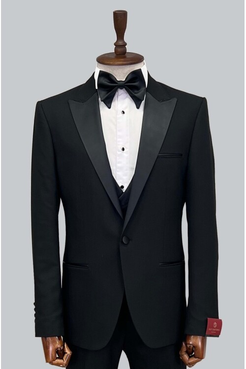 SUIT SARTORIA DAMATLIK SİYAH 5503