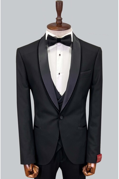 SUIT SARTORIA DAMATLIK SİYAH 5513