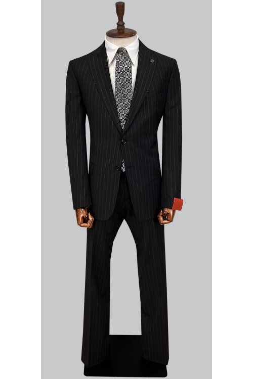 SUIT SARTORIA SİYAH YÜNLÜ TAKIM ELBİSE 2454