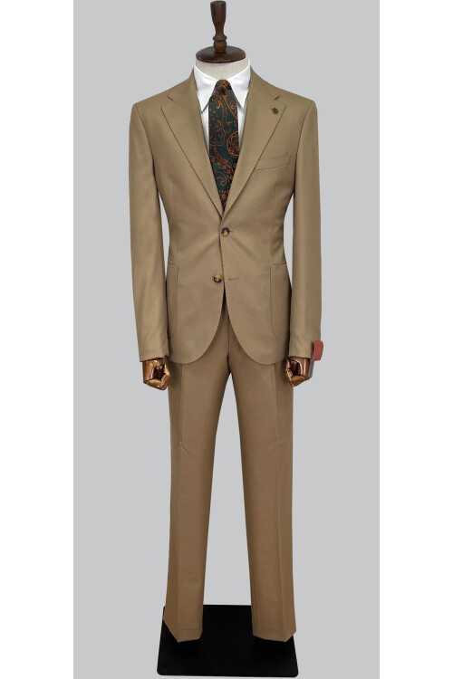 SUIT SARTORIA YÜN BEJ TAKIM ELBİSE 2448