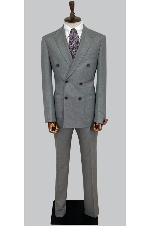 SUIT SARTORIA YÜN GRİ TAKIM ELBİSE 2447