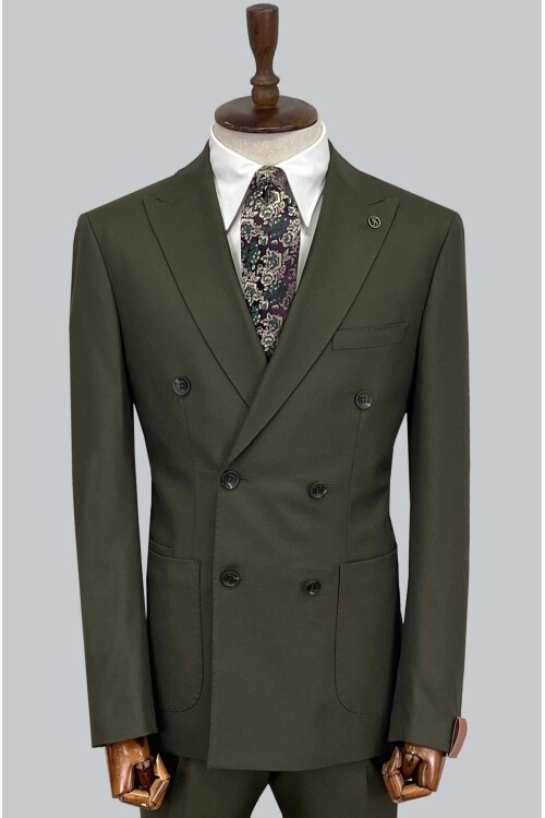 SUIT SARTORIA YÜN HAKİ TAKIM ELBİSE 2447