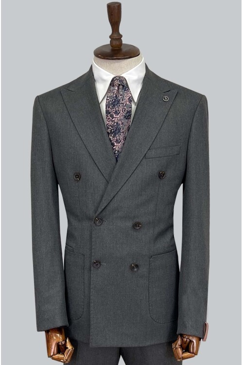 SUIT SARTORIA YÜN KOYU GRİ TAKIM ELBİSE 2447