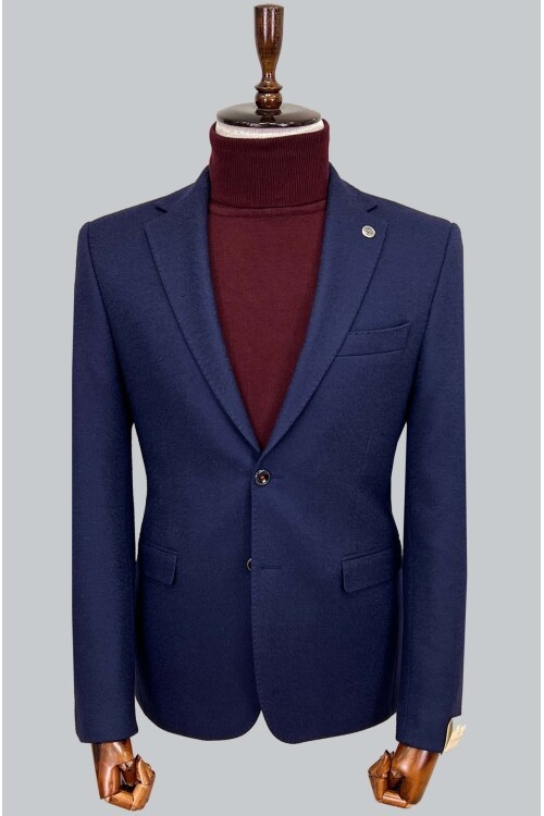 SUIT SARTORIA YÜN LACİVERT CEKET 4272