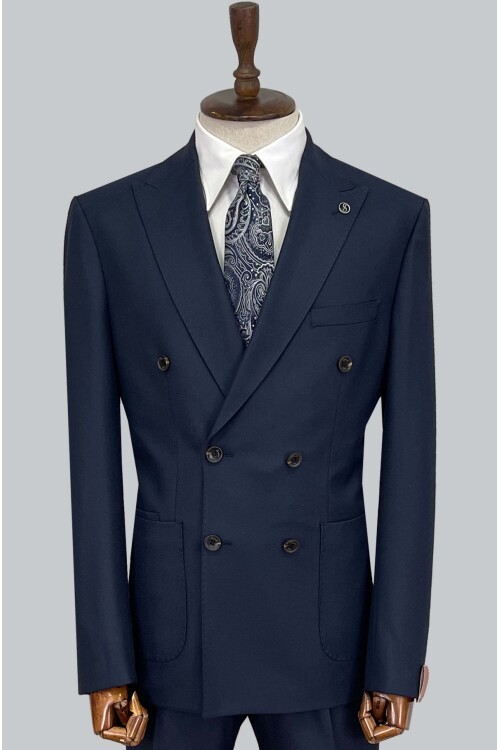 SUIT SARTORIA YÜN LACİVERT TAKIM ELBİSE 2447